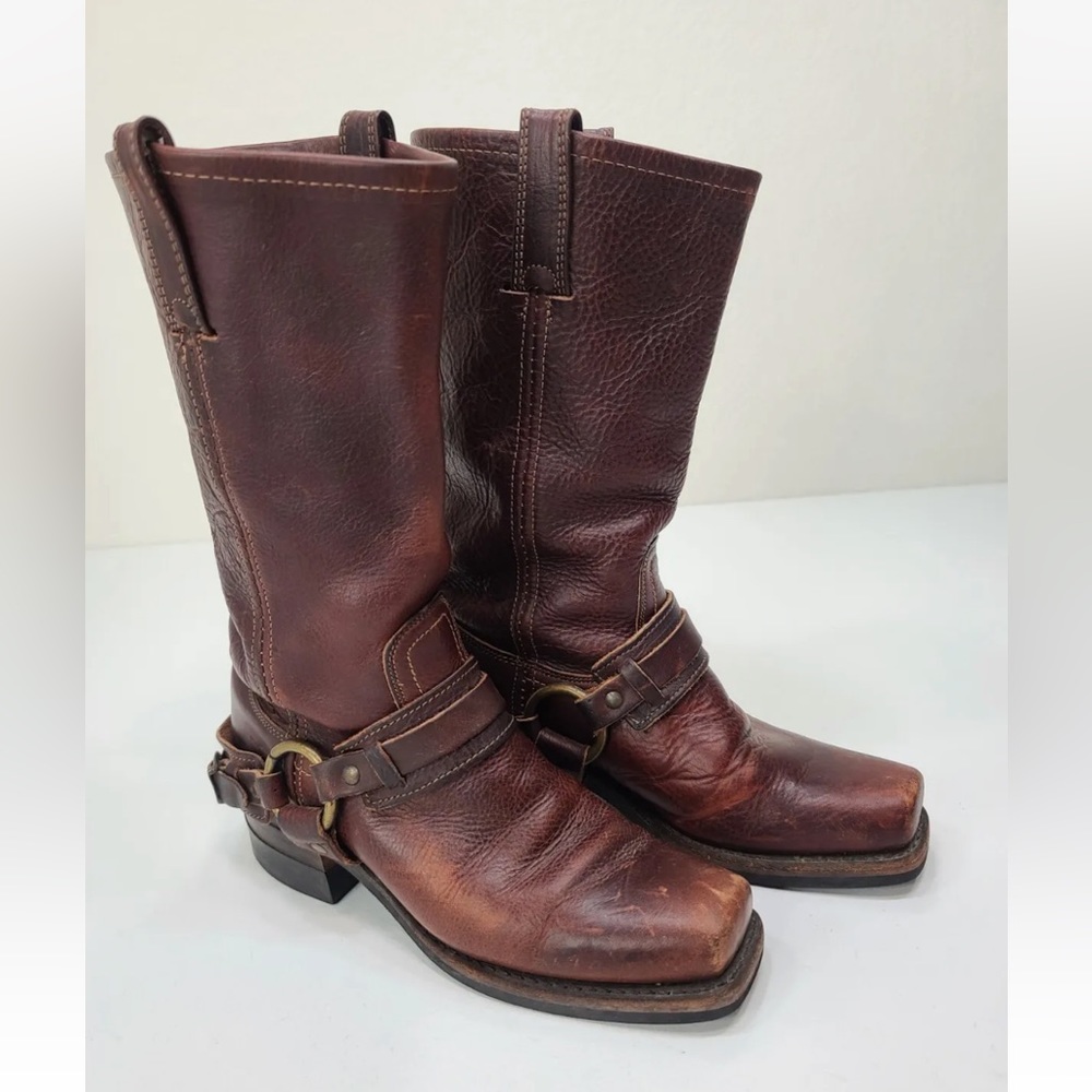 Frye Brown Leather Women's Boots